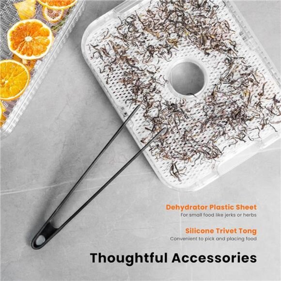 8 Trays Food Dehydrator Machine with 48H Timer and Temperature Control - Picture 6 of 7